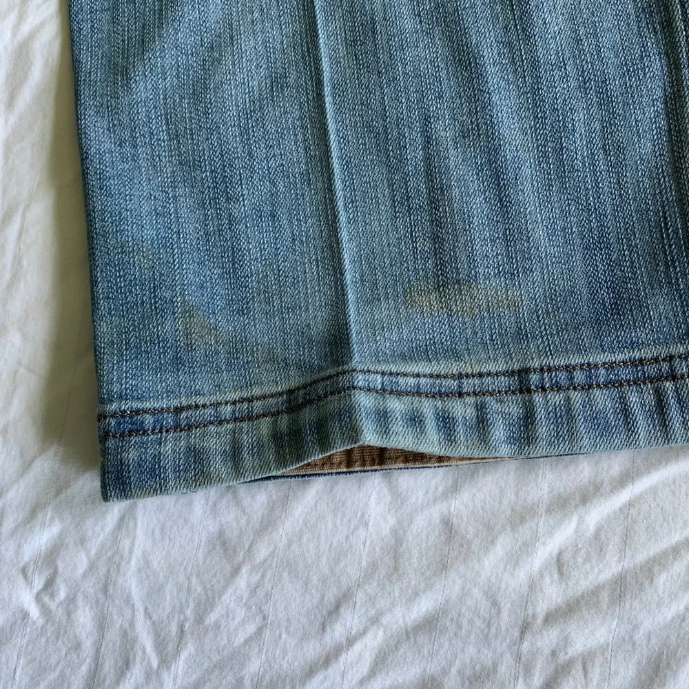 Duluth 34x30 Ballroom Double Flex Jeans Light Blue Standard Fit Utility Workwear